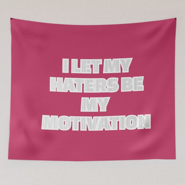 Item preview, i let my haters be my motivation designed and sold by omerm.