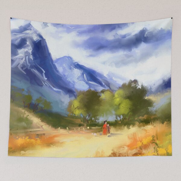 Item preview, Mountain road designed and sold by Mikko Tyllinen.