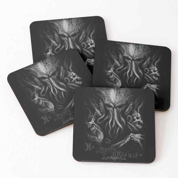 Item preview, Cthulhu 'He waits dreaming' (H.P. Lovecraft) designed and sold by Heretic Graphics.