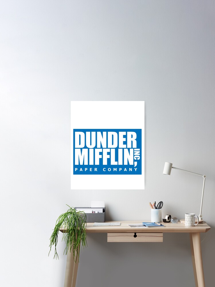 Dunder Mifflin Paper Company Logo Sticker Decal (The Office Funny tv Show)  3 x 4 inch c