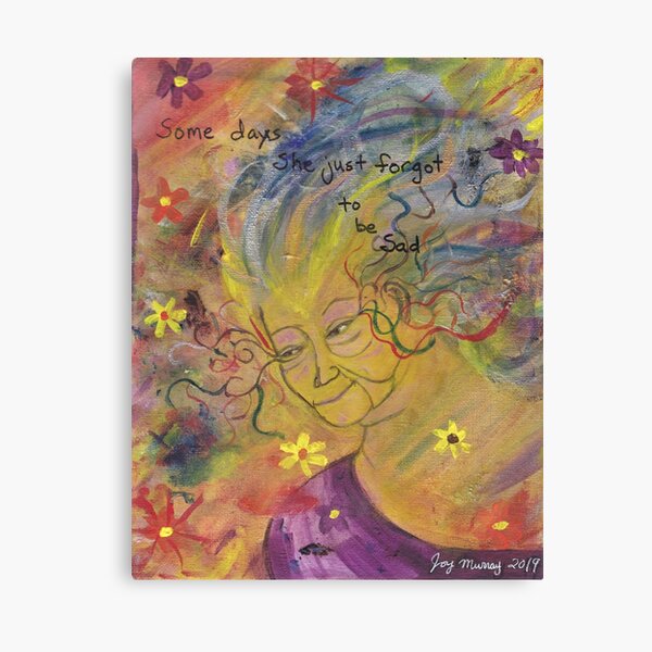 She Forget to Be Sad Canvas Print
