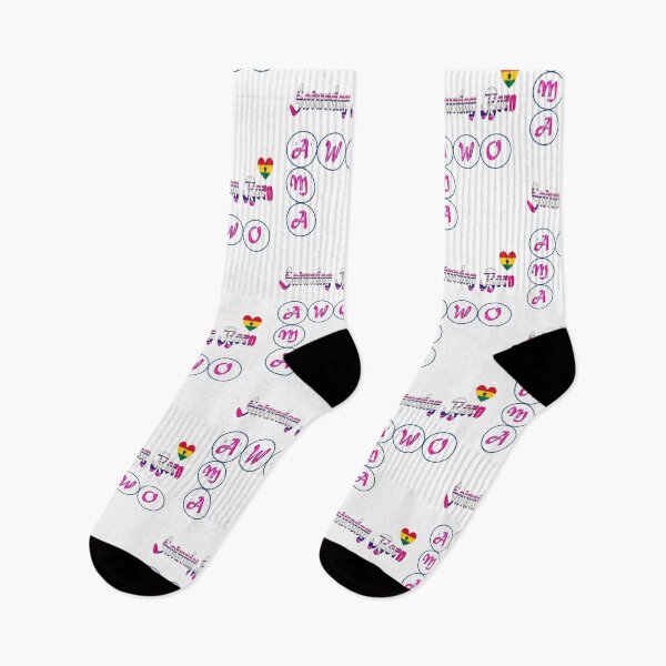 Item preview, Saturday Born Ghanaian Female Names in pink  designed and sold by WhoWeAre.