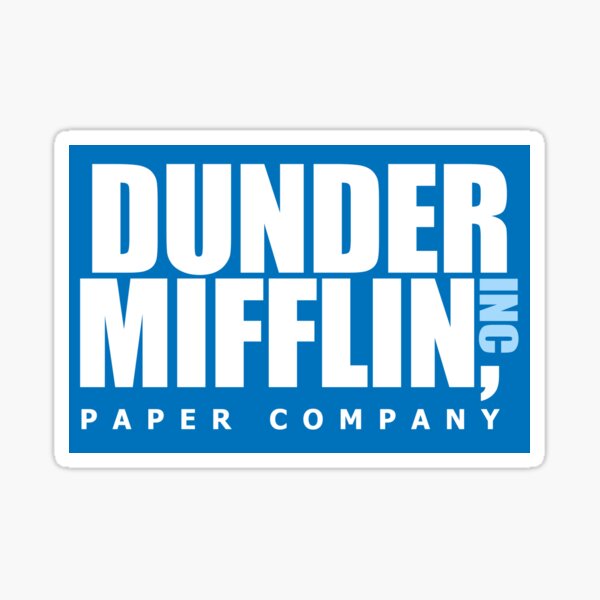 The Office Sticker Dunder Mifflin Paper Company Sticker 