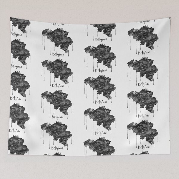 Item preview, Belgium map designed and sold by Rosaliartbook.