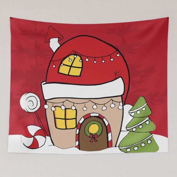 Item preview, COZY CHRISTMAS GINGERBREAD FAIRY HOUSE designed and sold by zorbdesigns.
