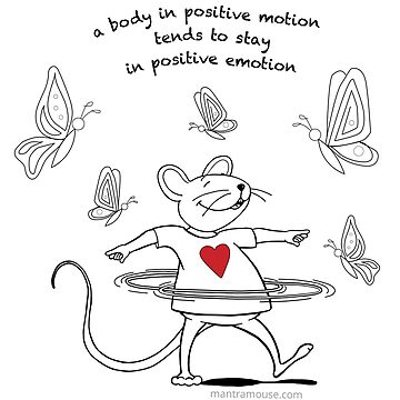 Artwork thumbnail, MantraMouse® Hula Hoop Cartoon by Donna Martini