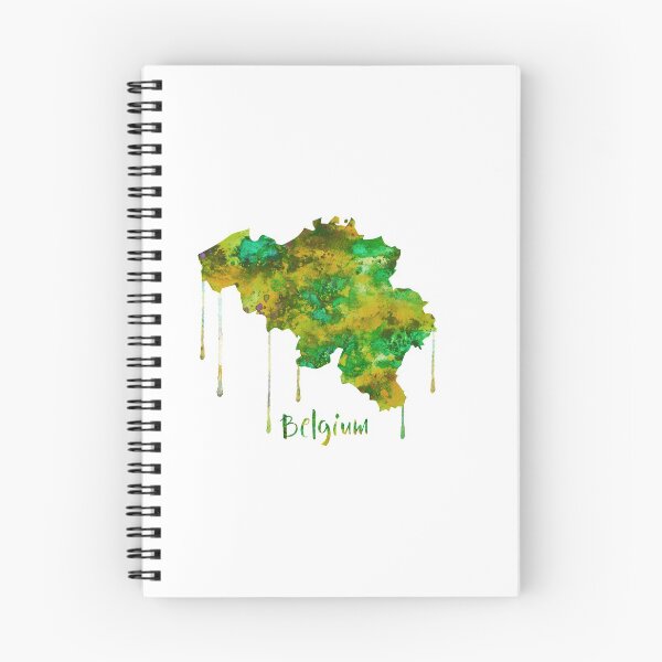 Item preview, Belgium map designed and sold by Rosaliartbook.