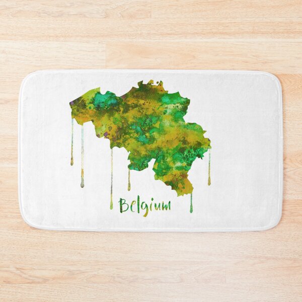 Item preview, Belgium map designed and sold by Rosaliartbook.