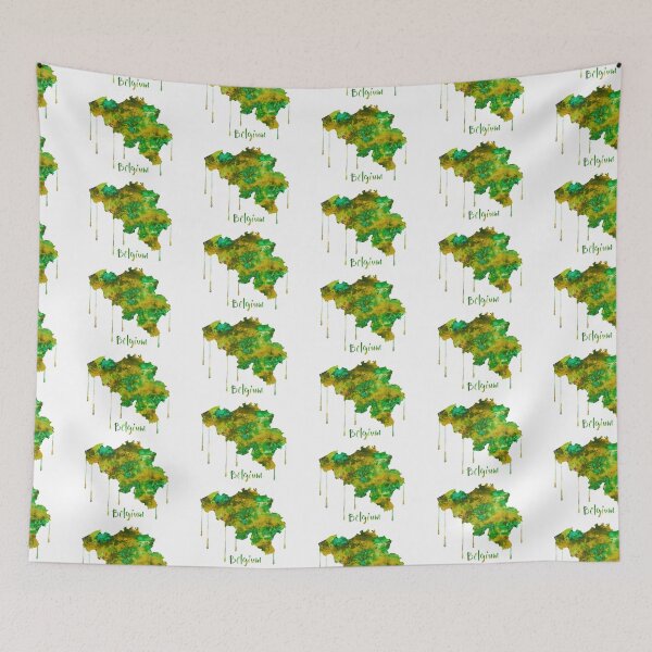 Item preview, Belgium map designed and sold by Rosaliartbook.