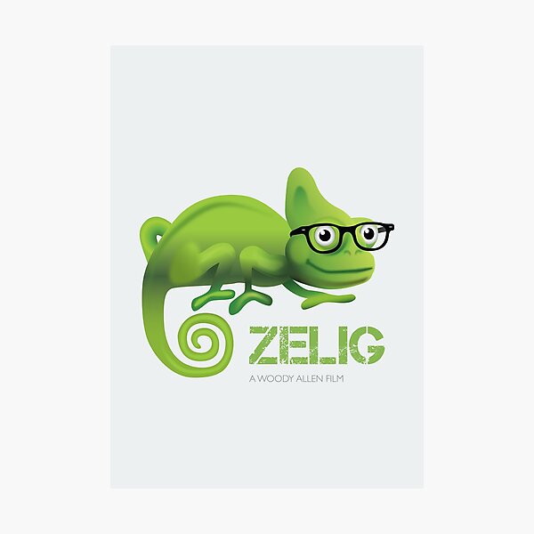Zelig - Alternative Movie Poster Photographic Print