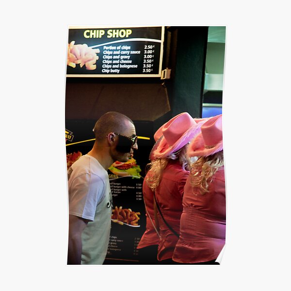 Chips & Burger or Chips & Kebab? Poster
