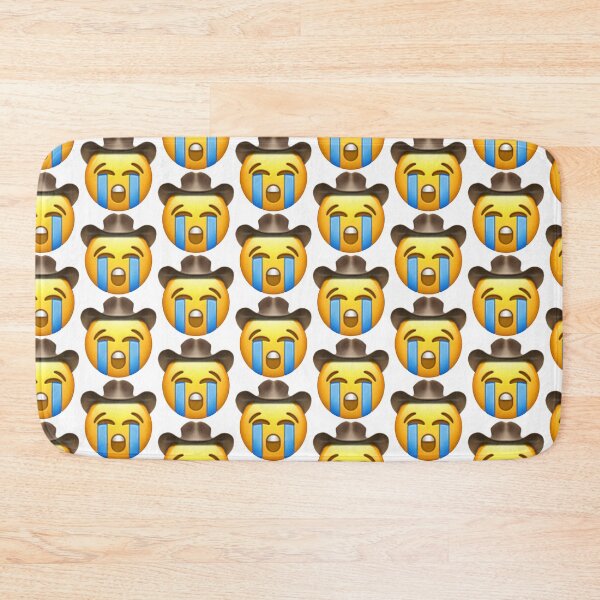 Item preview, crying cowboy emoji designed and sold by anything4joji.