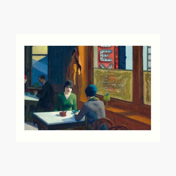 Chop Suey - Edward Hopper Art Print