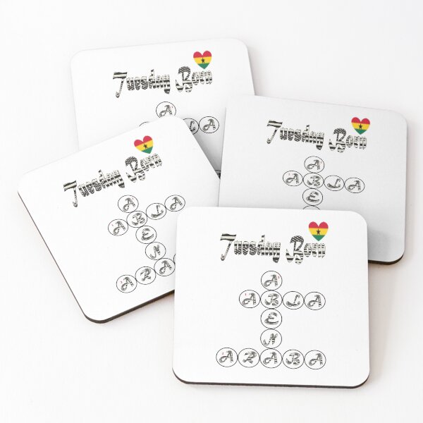 Item preview, Tuesday Born Ghanaian Female Names in black and white designed and sold by WhoWeAre.