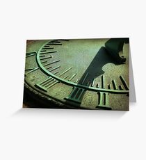 Sun Dial Greeting Card