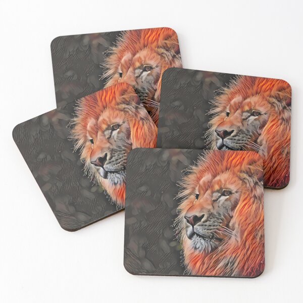 Item preview, fire lion designed and sold by watwateroo.