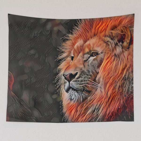 Item preview, león de fuego designed and sold by watwateroo.