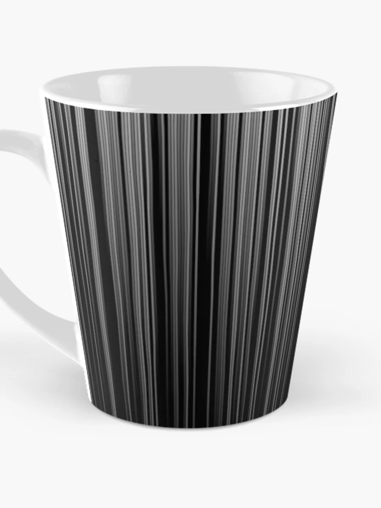 Thumbnail 3 of 4, Coffee Mug, Spiky Bardcode - Classy Abstract Pattern designed and sold by Dator-Abstracts.