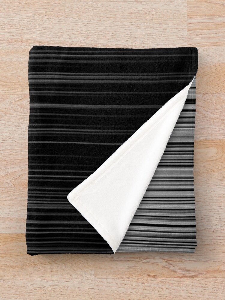 Thumbnail 3 of 6, Throw Blanket, Spiky Bardcode - Classy Abstract Pattern designed and sold by Dator-Abstracts.
