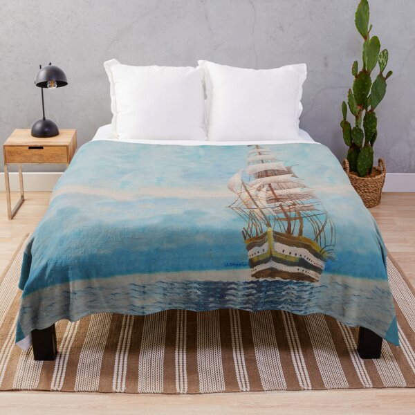 Item preview, Ship on the Open Sea designed and sold by WatersEdgeGal.