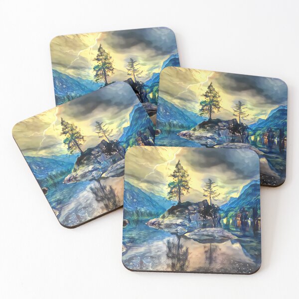 Item preview, painted landscape designed and sold by watwateroo.