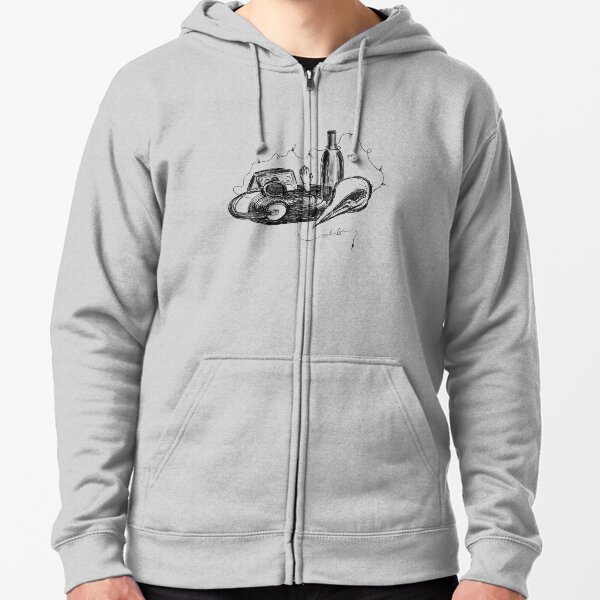 Station Still Life Zipped Hoodie