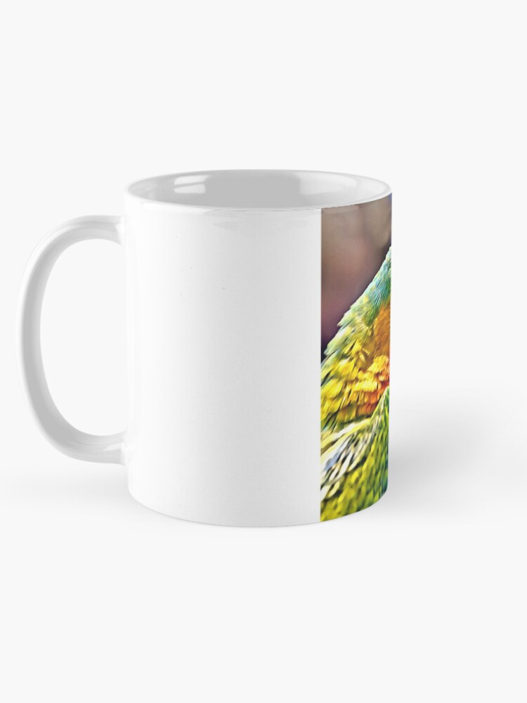 Thumbnail 5 of 6, Coffee Mug, Colorful Macaw designed and sold by DigitalEffects.