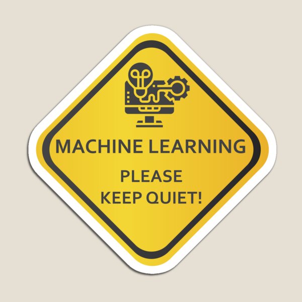 Aperçu de l'œuvre Apprentissage automatique S'il vous plaît garder le silence! créée et vendue par alexpng.
