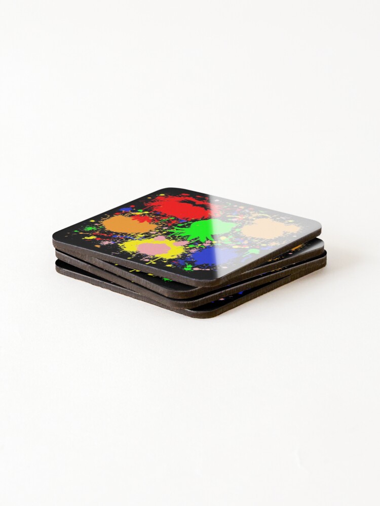 Thumbnail 4 of 5, Coasters (Set of 4), Muppet Splatter designed and sold by LimitLyss.