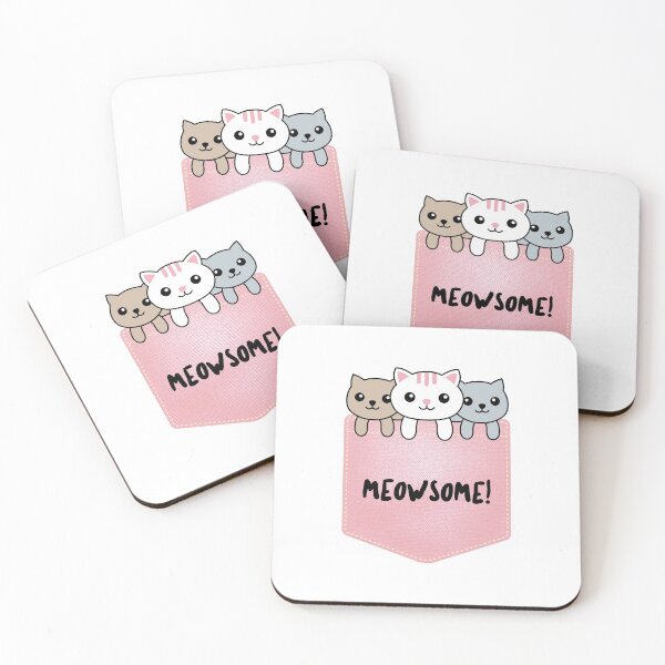 Item preview, Meowsome Kitty Pocket  designed and sold by KionaDesign.