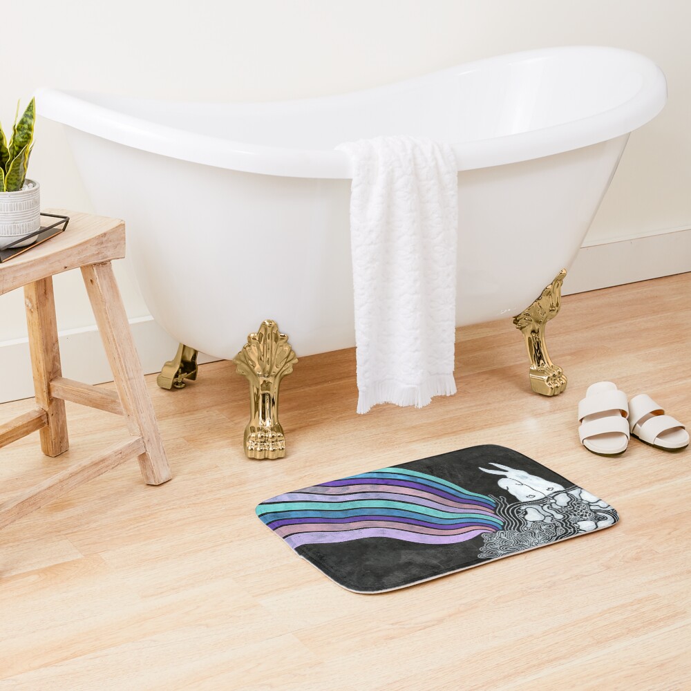 Item preview, Bath Mat designed and sold by alliedraws.