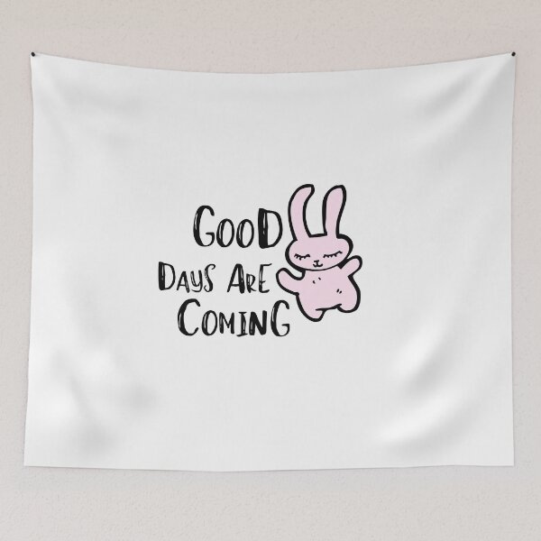 Item preview, Good Days Bunny Funny Happy Sarcastic Spiritual Animal Birthday Gift designed and sold by EpsilonEridani.