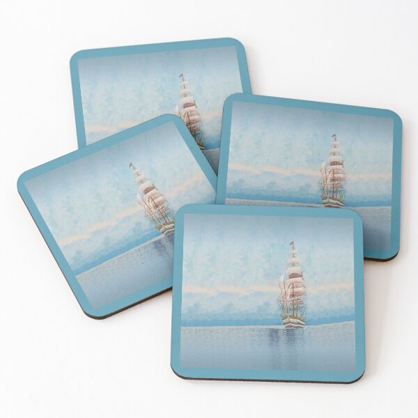 Item preview, Ship on the Wide Open Sea designed and sold by WatersEdgeGal.