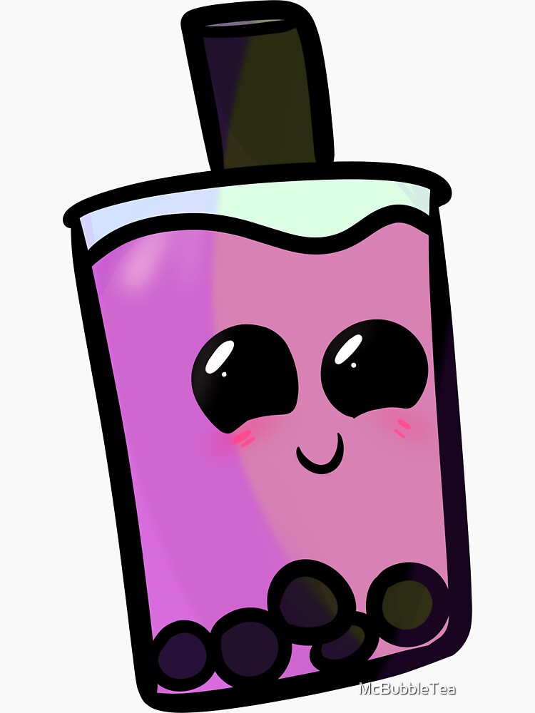 cute taro bubble tea