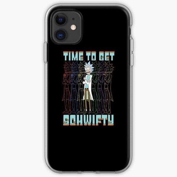 Time To Get Schwifty Rick and Morty Funny Schwifty Rick Shirt Gift iPhone Soft Case