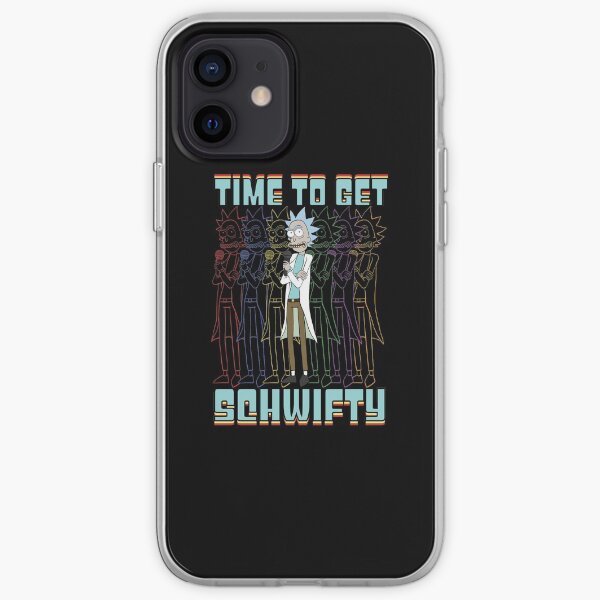 Time To Get Schwifty Rick and Morty Funny Schwifty Rick Shirt Gift iPhone Soft Case