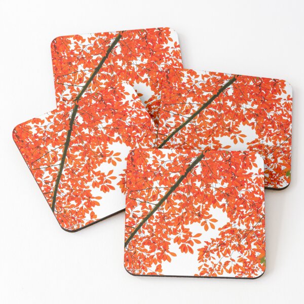 Item preview, Red Leaves on a Branch designed and sold by Bryan W. Cole.