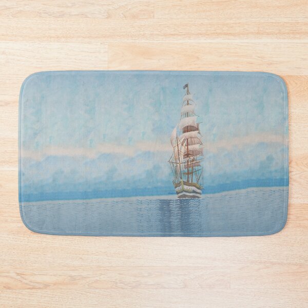 Item preview, Distant Ship on the Wide Open Sea designed and sold by WatersEdgeGal.