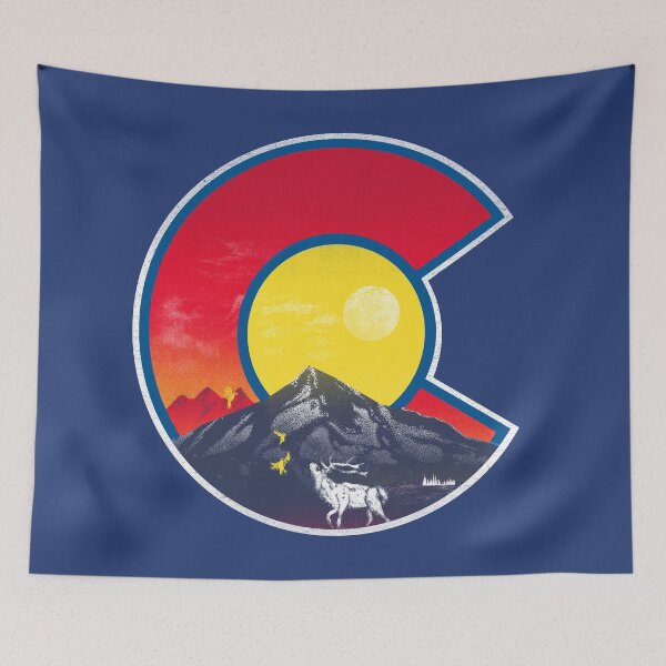 Item preview, elk colorado flag designed and sold by inkzella.