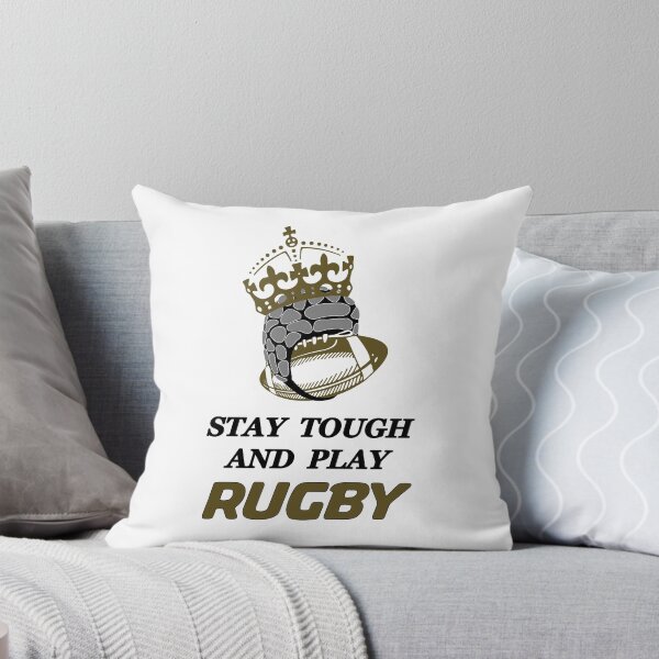 Aperçu de l'œuvre Reste fort Jouer au rugby; créée et vendue par StickerApe.