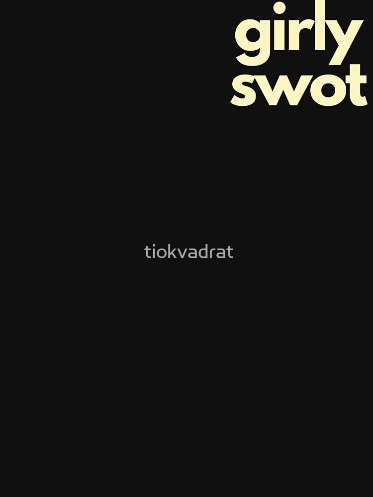 Girly Swot in Cream by tiokvadrat