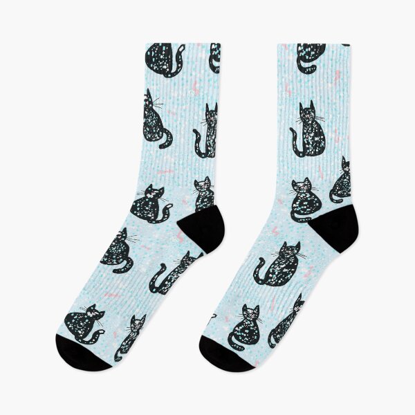 Item preview, Sprinkle Crackle Pop Black Cats  designed and sold by Michelebuttons.