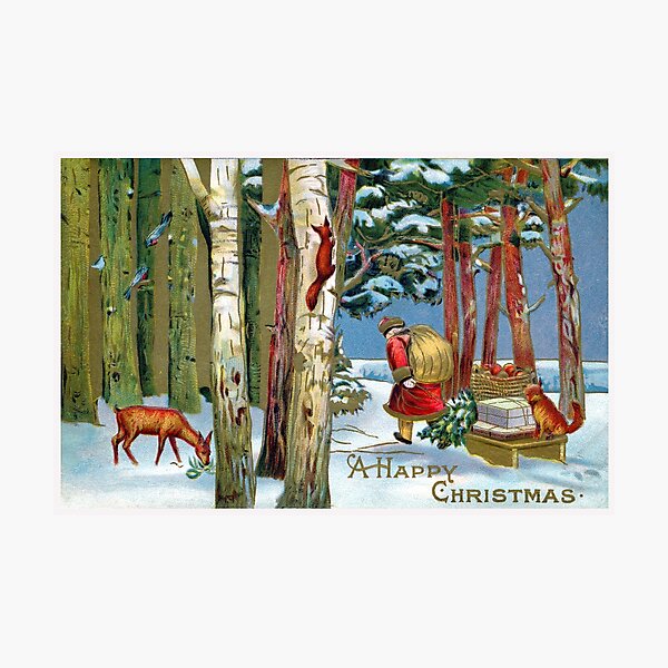 Item preview, 1910 Happy Christmas designed and sold by historicimage.