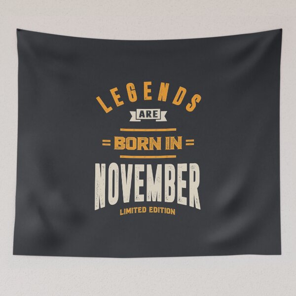 Item preview, November Birthday Gift Legends Are Born In November designed and sold by cidolopez.