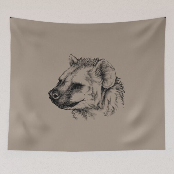 Item preview, Spotted Hyena Portrait (bright background) designed and sold by MMMSdesigns.