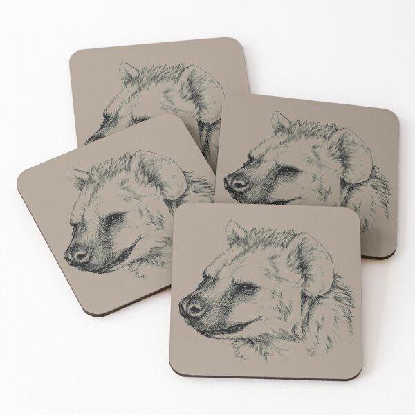 Item preview, Spotted Hyena Portrait (bright background) designed and sold by MMMSdesigns.