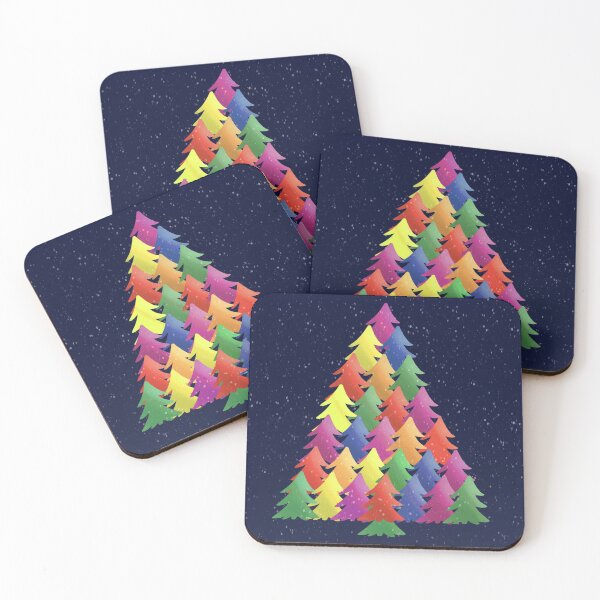 Item preview, Rainbow Christmas Tree, Pride Christmas, Merry Christmas designed and sold by MoCatDesigns.
