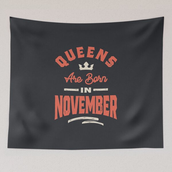 Item preview, Queens Are Born On November Birthday Funny Gift Women designed and sold by cidolopez.