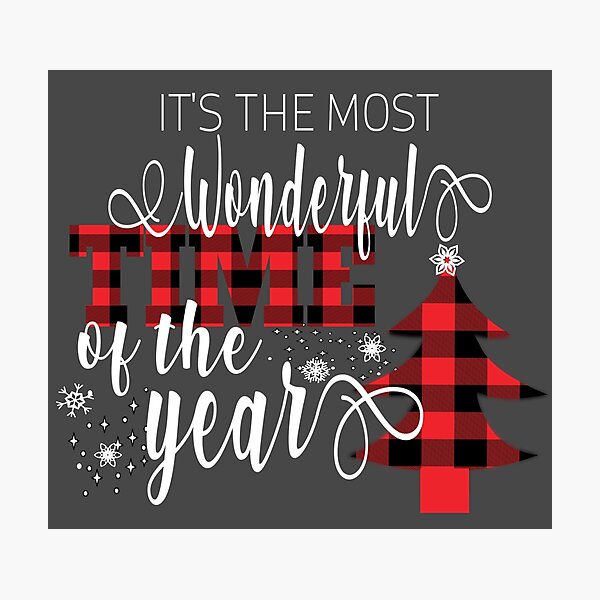 Item preview, Christmas | The Most Wonderful Time of the Year designed and sold by PureCreations.