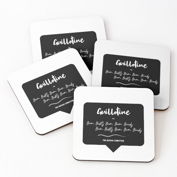 Item preview, Guillotine Chorus (Black Design) designed and sold by usernate.